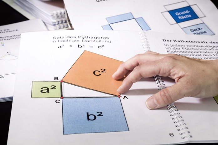 Lehrmittel Geometrie, Satz des Pythagoras