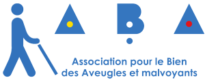Logo der ABA, Association pour le Bien des Aveugles et malvoyants